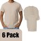 Gildan Men's Ultra Cotton Short Sleeve T-Shirt, Adult Sand Color Craft Bundle for DIY Printing, S–5XL